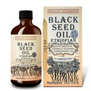 Olje črnega semena 8 oz - hladno stisnjena Etiopec Črna Cumin Nigella Sativa, 3X Thymokinon, 100% Pure & Organic Tekočina v stekleni steklenici - Podpira imunske, lase, in zdravje kože