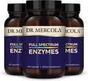 Dr. Mercola Polni spektrski encimi - 22 Različni encimi - podpira prebavno in imuno zdravje - pomaga pri prebavnih ogljikovih hidratih, maščobah in beljakovinah - brez glutena in soje - 90 kapsul (3 pakiranja)