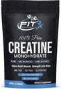 FITRxSupplements.com Pure Kreatin monohidrat v prahu - nič dodanih sestavin - brez kalorij, 5g na serviranje, Unflavored 40 Servisi, 200g, Quick Dissolve