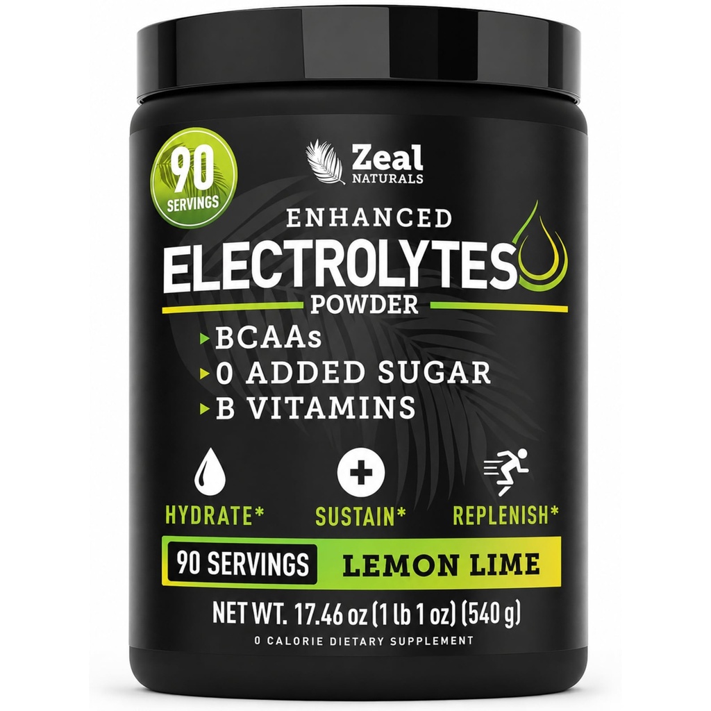 Zeal Naturals Elektrolit Powder Recovery Drink (90 Servings 
