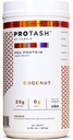 Vegan Protein Powder by TASHIE - Protein na osnovi organskih rastlin v prahu z BCAA, HMB & probiotiki, nič sladkorja, brez GMO, gluten, NSF Certified, 28 Serving - Coconut Protein Powder