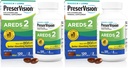PreserVision AREDS 2 Eye Vitamin & Mineral dodatek, Vsebuje lutein, vitamin C, Zeaksantin, cink in vitamin E, 120 Softgels (Packaging May Vary) (Pack z 2)