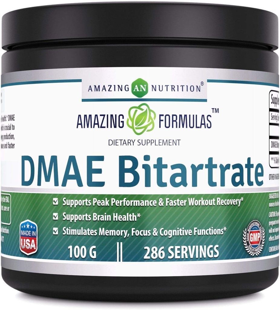 Neverjetno Formula DMAE Bitartrate Powder Supplement 