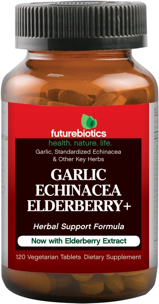 Futurebiotics Česen Echinacea Elderberry+ 120 Tabs