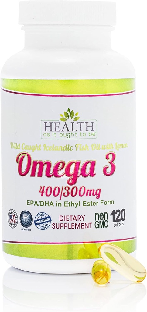 Zdravje Ker je Omega 3 400/300 mg dodatek 