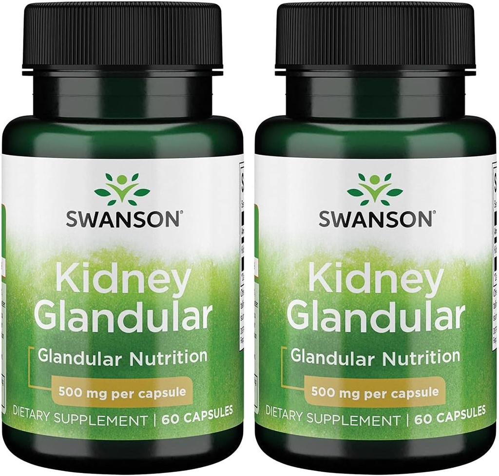 Swansonova ledvica Glandularna 500 mg 60 kapsul 2 pakiranji