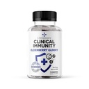 LifeSeasons Clinical Immunity - Elderberry Gummies - podpira zdrav imunski sistem - 25 Bezgove jagode na Gummy - Maltodextrin-free - Vitamin C, vitamin D3, Cincin & Elderberry Extract - 75 Gumies
