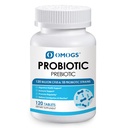 OMOGS Probiotiki 90 milijard CFUs 18 sevi, s 3 organskih prebiotikov in vitamina C,Nutritalni dodatek za ženske, Moški in otroci,Podpora Presnova,Imuniteta in prebavnega zdravja,Non-GMO, 90 tablet
