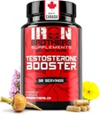 Iron Brothers Supplements Testosteron Booster za moške, 90 Kapsule 