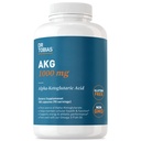 Dr. Tobias AKG Dopolnilo 1000mg na serviranje, Biorazpoložljiva Alfa Ketoglutarna kislina, Podpira celično energijo in dušikov oksid pretok, Vegan, Gluten-free, Ne-GMO, 180 Kapsule, 90 Serving