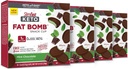 SlimFast Keto Fat Bomb Prigrizek pokal, Mint čokolada, Keto Prigrizki za hujšanje, Nizka Carb z 0g dodanega sladkorja, 14 Count Box (Pack 4)