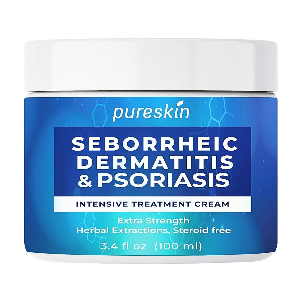 Seboroični dermatitis Psoriaza Krema: Antiglivično zdravljenje - Tradicionalna zeliščna infundirana - Relief za kosmiče dražilno Scalp kože - Steroidi prosti Trajanje Rezultat 3.4 Oz