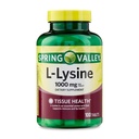 L-Lysine 1000 mg tablete – Esencialna aminokislina za imuno podporo, formacija kolagena in zdravje kože – Visokopotezni lizin dodatek, 100 število, Gluten-free (Pack of 1)