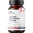 Designs for Health S-Acetil Glutatione Synergy - 200mg S-A-GSH z NAC + vitaminom B6 - ne-GMO antioksidant dodatek za podporo normalno razstrupljanje (60 kapsul)