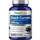 NusaPure črni ribez 10:1 ekstrakt, 250 mg ekvivalent 2.500 mg, na Veg Caps 200 Vegan, Non-GMO