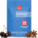 D'AO Labs Duševna tišina - Nenavadno oblikovanje - Duševna mirnost dodatek - Stres Relax & Tranquil Powder - GUI Pi Tang Tradicionalna kitajska Zeliščna - Črna Cherry & Spice Flavor - 30 Servings