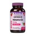 Bluebonnet Nutrition EarthSweet Melatonin 3 mg Hitro ukrepanje hitro raztapljanje nočnega časa Sprostitev in mirno spanje podpora - Pomoč za spanje - Gluten-free, Vegan - Raspberry Flavor - 120 Žvečljive tablete