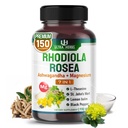 Rhodiola Rosea dodatek obogaten z Ashwagandha, Magnezij, L-Theanin, šentjanževka, limonin balzam - podpora Mood, spi kakovost, in miselno fokus 