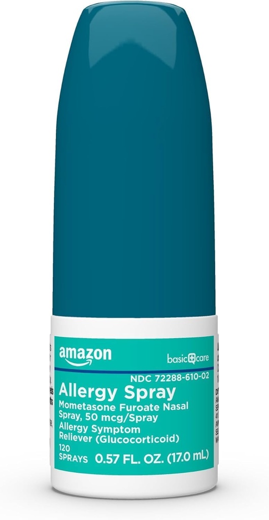 Osnovna nega 24 ur Alergija Nazal Spray, Mometasone Furoate Nasal Spray 50 mcg/Spray, Ne-Drowsy