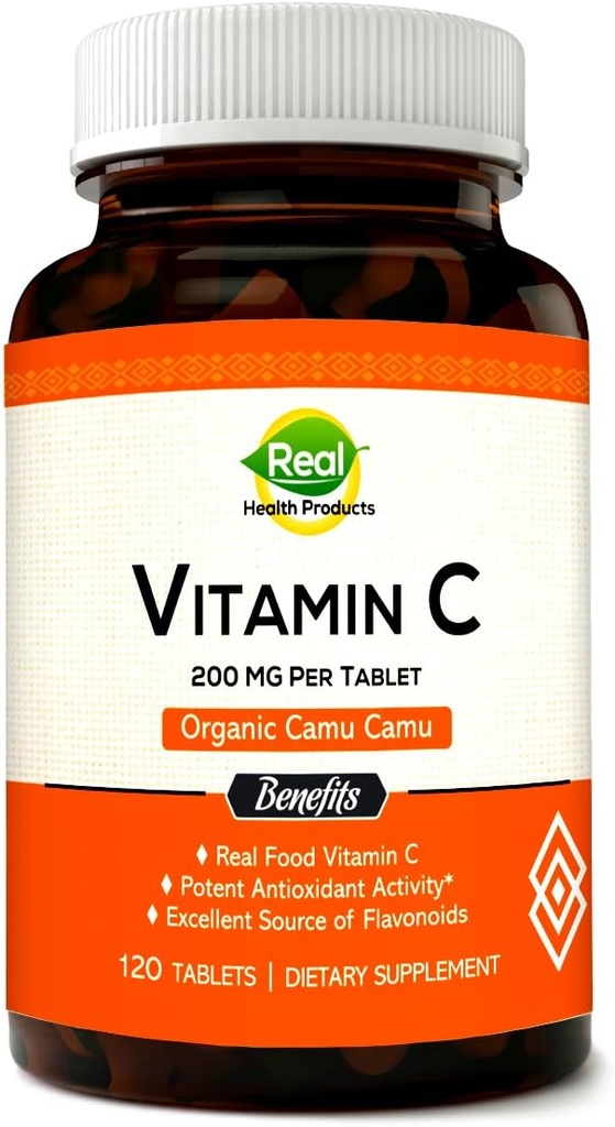 Vitamin C Dodatek Camu Camu, pakiran z naravnim VIT C, Surovi antioksidanti - Imunska podpora dodatek - Camu Camu Extract. (120 Count)