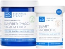 Essential Stacks gorivo vaš Gut paket: Pameten probiotik (30 ct) + Prijazni prebiotiki (7,4 oz)
