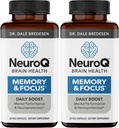 NeuroQ Memory & Focus - Povečuje kognitivno zmogljivost in delovanje možganov - Nevroprotektivna formula dr. Dale Bredesen - Gotu Kola Ginkgo Fosfatidilserin & Propolis - 60 kapsul (paket po 2)