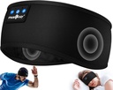 MUSICOZY Slušalke Bluetooth 5.4 Naglavni trak, brezžični športni slušalke potenje Resistent ušesa, spalni slušalke z Ultra-Thin HD Stereo zvočnik za delo Tekanje Cool Pripomočki Unikatna darila