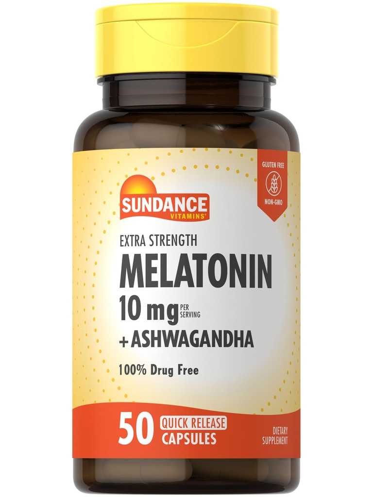 Sundance Melatonin 10mg z Ashwagandha 