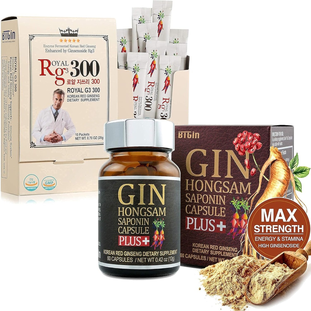 Gin Hongsam + RG3 300 Premium paket korejska rdeča ginseng