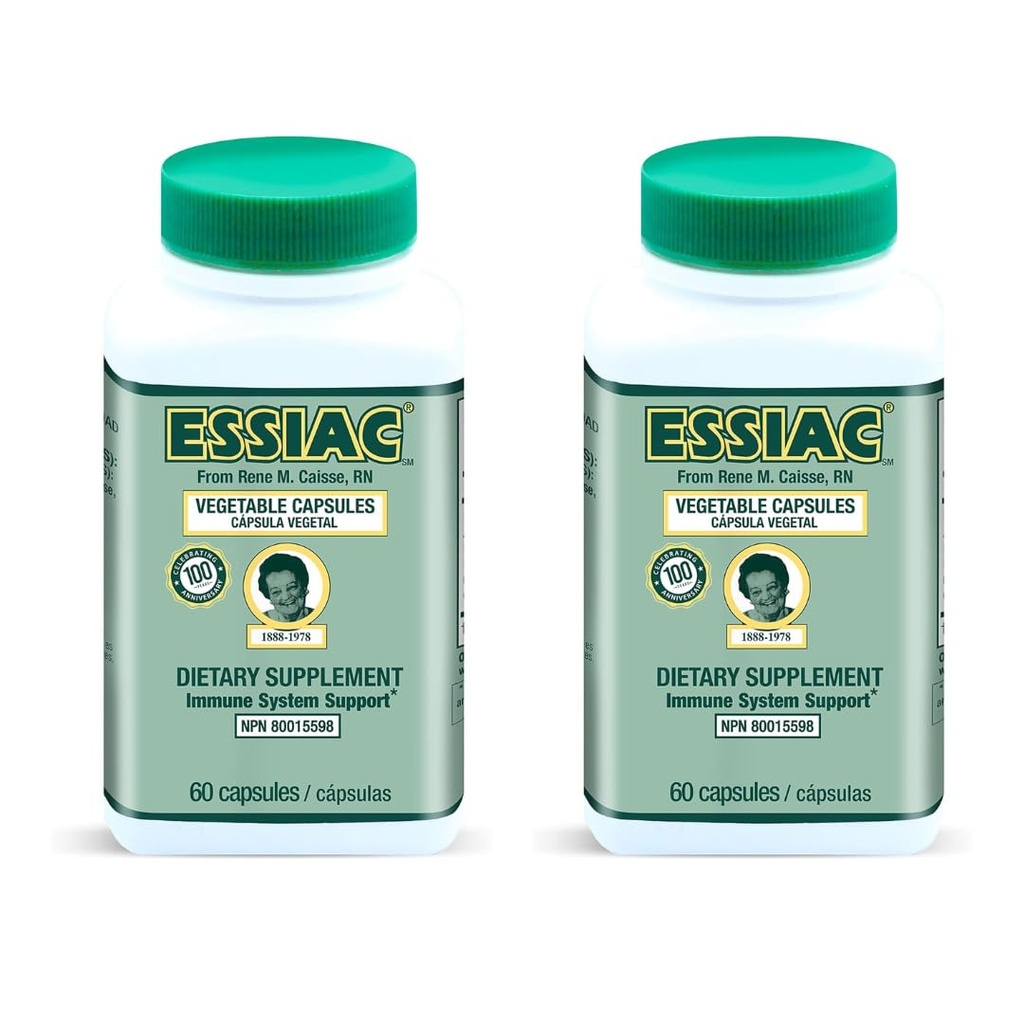 Essiac Tea Vse naravno Herbal Extract kapsule – 60 Kapsulas 