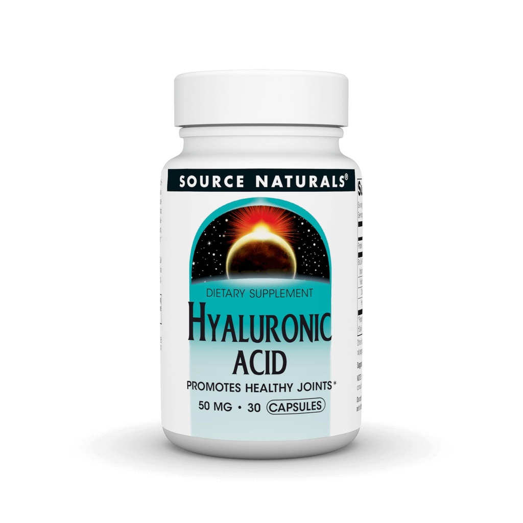 Vir Naravni Hyaluronska kislina, spodbuja zdrave sklepe*, 50 mg - 60 kapsul