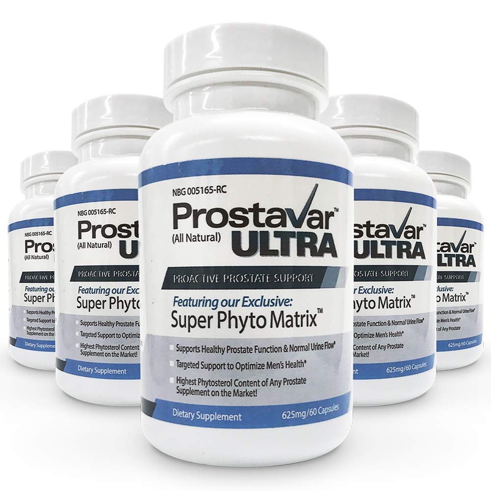 5 Plastenke Novo Izboljšano iz Izdelovalec Original Prostavar Ultra Prostata Podpora 600mg 90% Beta-Sitosterol & Grozdni ekstrakt