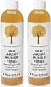 Caleb Treeze Old Amish Muscle Tonic 8 oz, Cramps Leads Relief, Stop Cramps Relief, Nemirne noge, Mišične kratice in spazem Relief - Pakiranje 2