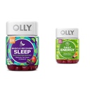 OLY Muscle recovery Sleep Gumies, Sleep and Sore Muscle Support, 3mg Melatonin, Tart Cherry & Daily Energy Gummy, Kofein Free, Vitamin B12, CoQ10, Goji Berry, odraslih žvečljivi dodatek