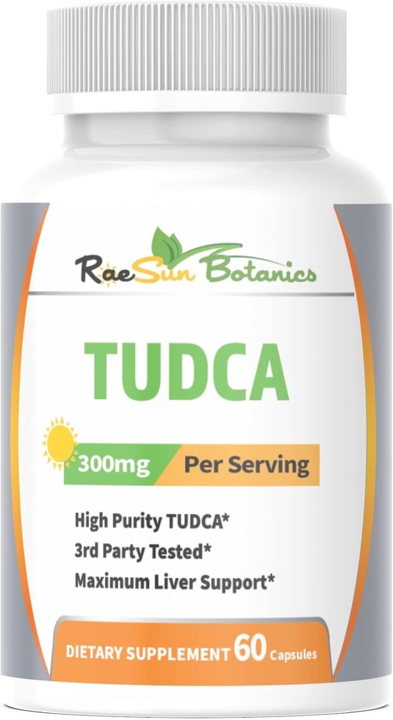 TUDCA (Tauroursodeoksiholna kislina), 60 kapsul 300 mg Serving Premium Quality 3. stranka Tested maximum jetra podporo