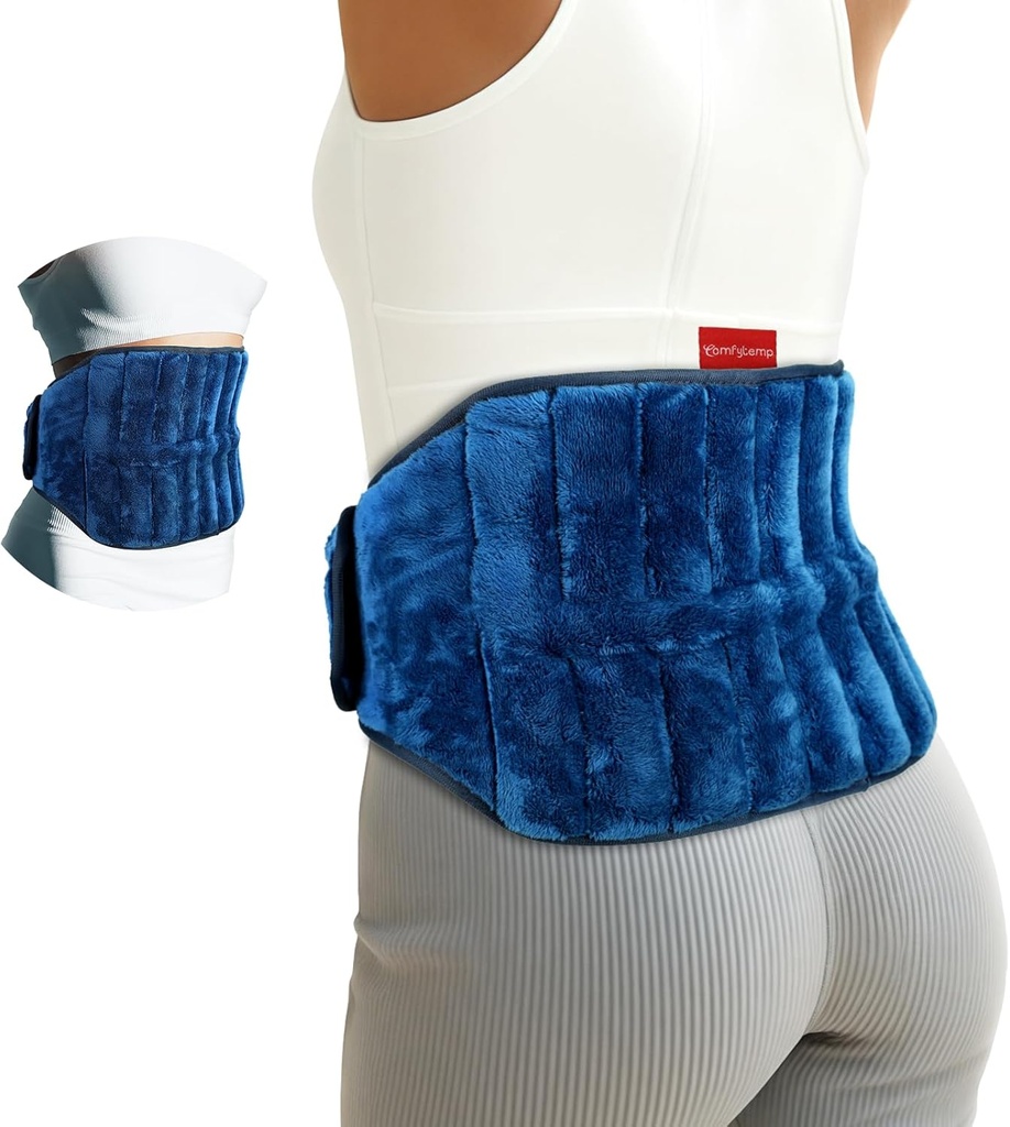 Comfytemp Mikrovalovna grelna pad za lajšanje bolečine v hrbtu, obdobja kratice, 2.5LB Nosi mikrowavavable ogrevanje Pads, Vlažna toplotna terapija za Sciatica, Waist Coccyx, Toplo stiskanje okrevanje dobili dobro darilo