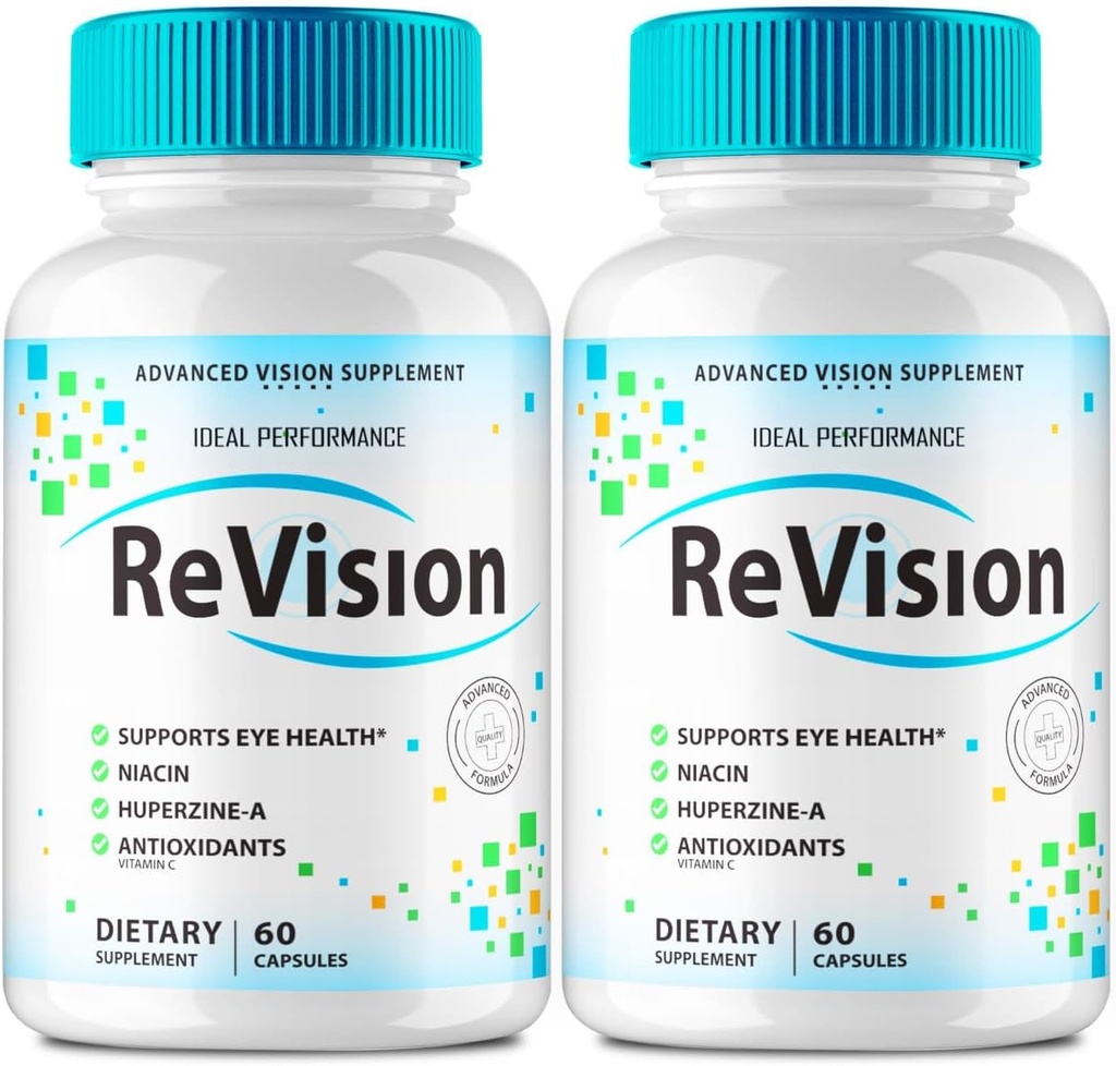 IDEAL UČINKOVITOST (2 pakiranji) Revizija tablete za oči Napredni vid 2.0 Kompleks za oči Vitaminske kapsule Pro (120 kapsul)