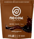 Brez beljakovin Cow Vegan v prahu, čokolada, 20g na osnovi beljakovin, vrečka za recikliranje, brez mleka, brez soje, brez sladkorja, Keto prijazno, Gluten brezplačno, naravno sladkan, ne GSO, Košir, 1,74 funt