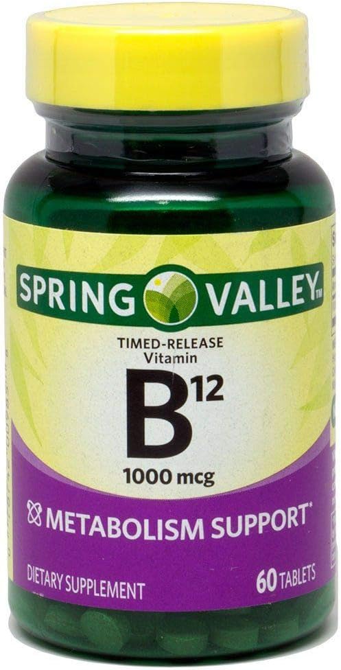 Spring Valley - Vitamin B-12, 1000 μg, 60 tablet