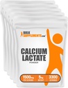 BulkSupplements.com Kalcijev laktat v prahu - Kalcijev dodatek v prahu, živilska stopnja - Pure & Gluten Free, 1,5g na serviranje, 1kg (paket 5) (11 funtov)