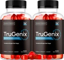 (2 paket) TruGenix Gummies, TruGenix Gummies za moške, Uradna TruGenix Gummies Advanced Formula, TruGenix ACV Gummies, TruGenix Support Supplement Gummies, Premium Formula, 120 Gummies za 2 meseca