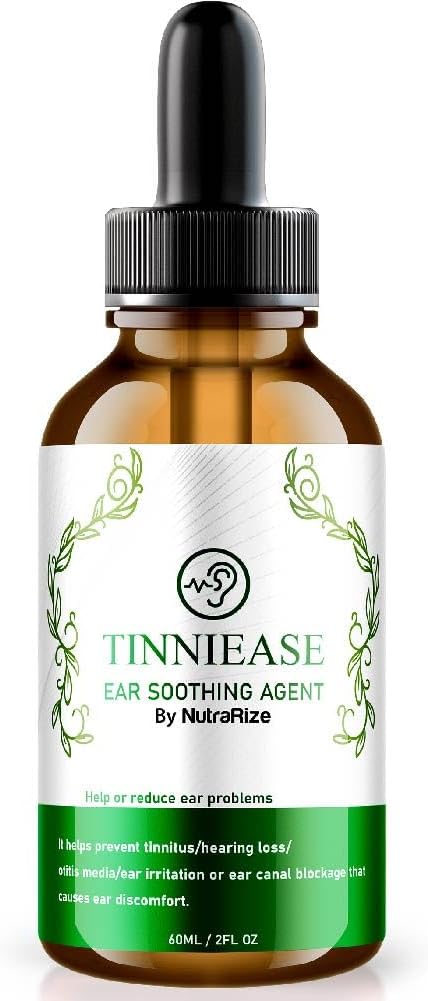 NutraRize TiniEase ušesne kapljice, Pro sluh podporo Formula, Vse naravno uho tekočine dodatek, Kapljice za zvonjenje ušes, Največja moč za zdravje ušesa, Mnenja (30 Serving)