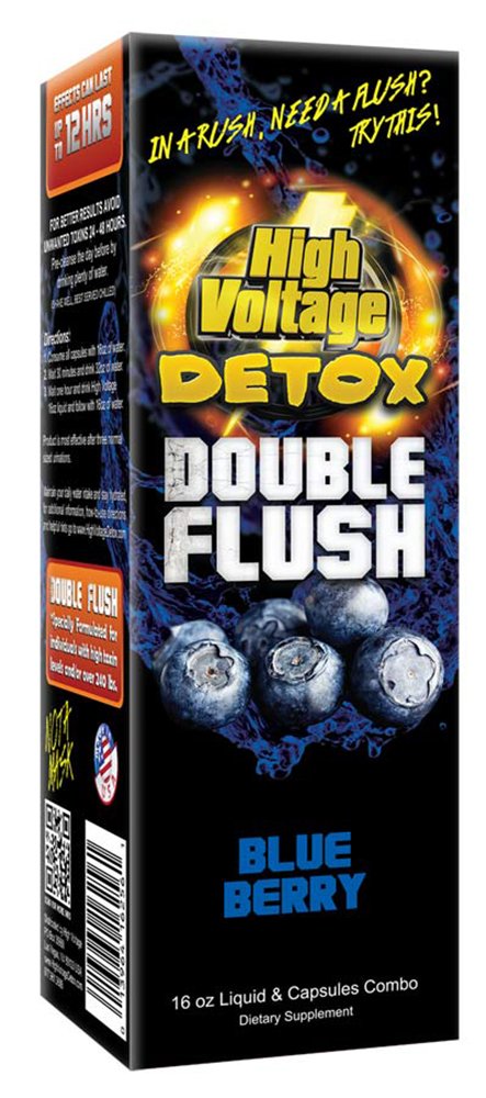 Visoka napetost Detox Dvojni Flush Blue Berry