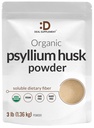 DOPOLNILO DEAL Organski Psyllium Husk Powder, 3Lbs (48oz) – Nearomatizirana rastlinska topen dietna fiber – Gut & Digestion Health – Odlično za peko in kuhanje – Keto prijazno, Gluten Free, Non-GMO