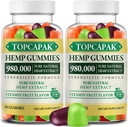 Hmep Gumies Visoka moč Infuzija s čisto organsko Hemo olje 160