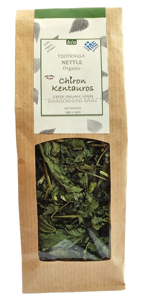 Grška organska bio zeliščna kopriva (Urtica) iz gore Pelion Grčija - GSO/kafeina prosta 15gr - 0,53oz