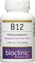 Bioklinična naravna B12 Metilkobalamin Vitamini, 60 Število