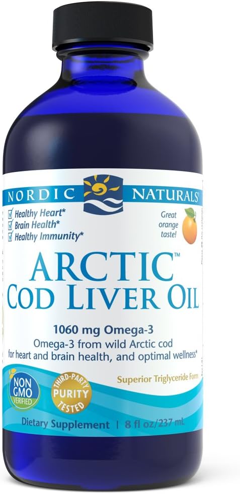 Nordic Naturals - Arktični CLO, zdravje srca in možganov, in Optimalna Wellness, Orange8 Fl Oz (Pack of 1)