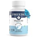 FreeDA Vitamin D2 2000 i.e. – Veganski vitamin D za moč kosti in imuno podporo – Vegan Ergokalciferol D2 dodatek – 100 drobne tablete