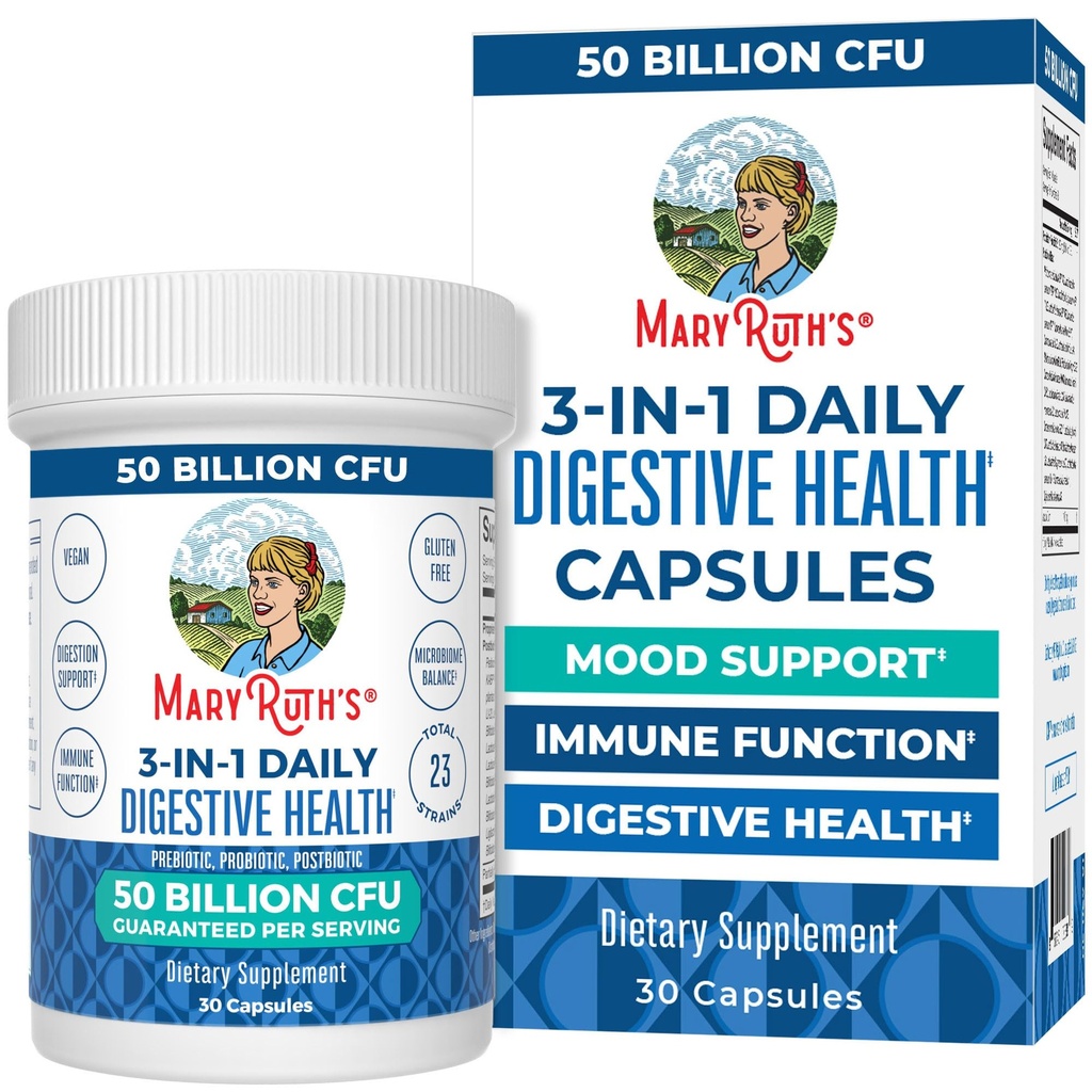MaryRuth's 3-in-1 probiotiki za digestivno zdravje 